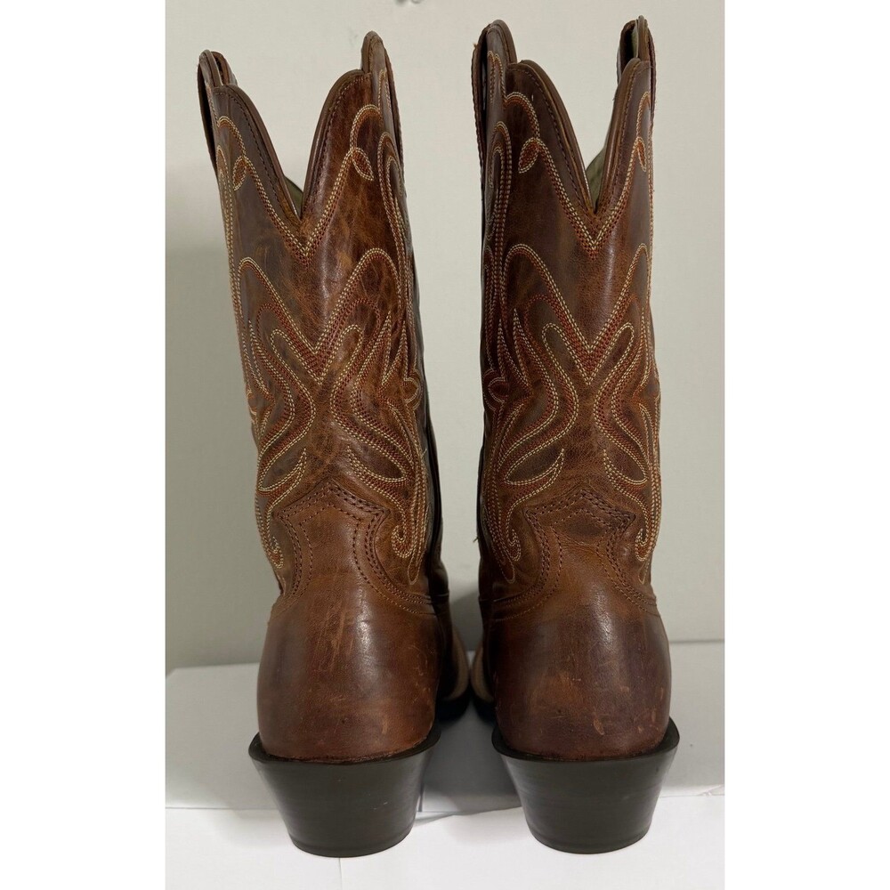 Ariat Boots Brown Cowgirl Size 7.5B - Picture 5 of 11